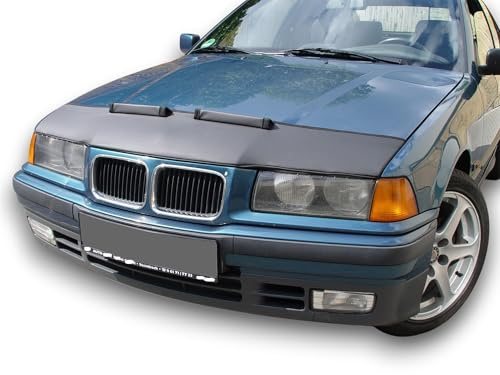 AB-00039 AUTO-BRA Motorhaubenschutz kompatibel mit BMW 3. E36 Bj. 1990-2000 Haubenbra Steinschlagschutz Tuning Bonnet Bra