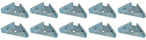 65 mm Eckhalterung Brace Zwickel Winkel Befestigung Schrank Wohnwand x10