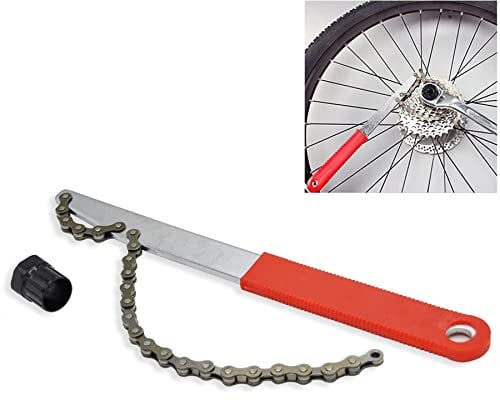 Laxzo ® Chain Whip Tool, Bike Chain Wheel Cassette Removal Bike Cycle Maintenance Repair Bicycle Flywheel Sprocket Remover Tool Pack