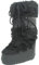 Moon Boot Classic Faux Fur Stivali Donne Nero - 39/41 - Stivali da Neve