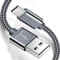 NWNK13 USB C Cable Type C Fast Charging Cable for For Nokia X20 / X10 / G20 / G10 Nylon Braided Android Phone Charger Lead Wire Sync Cord for Nokia 5.4/3.4/5.3/6.2/7.2 (3m, Silver)