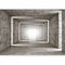 murando - Papier Peint Panoramique Adhésif Ville 196x140 cm - Tapisserie Murale Autocollante Décoration Chambre Salon - Noir vert blanc gris - Abstraction brique fantaisie tunnels d-B-0409-a-a