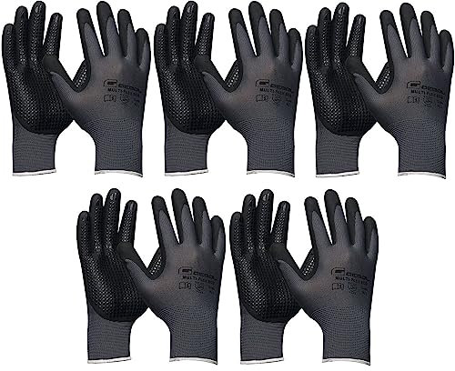 vasalat Arbeitshandschuhe Gebol Multi Flex Eco Handschuhe mit Noppen Größe 9, L - 5 Paar