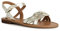Geox D Sozy S Sandales Plates, Doré, 40 EU