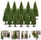 BESPORTBLE Modellbäume Miniaturbäume Weihnachtsdorfbäume Woodland Scenics 15Pcs (9 cm+ 10 cm+ 12. 5 cm)