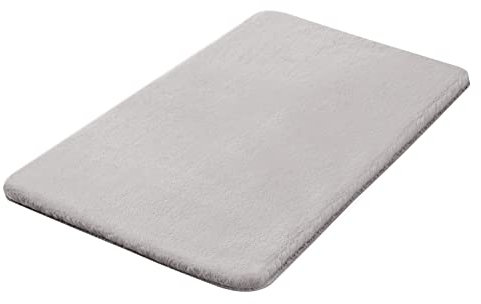 Kleine Wolke Badteppich Cony, Farbe: Silbergrau, Material: 100% Polyester, Größe: 70x120 cm