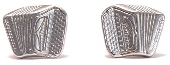 Loveyourdiamonds Akkordeon Ohrstecker aus 925 Sterling Silber
