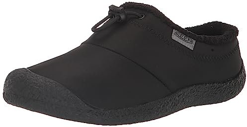 KEEN Damen Howser 3 Slide Chausson, Black Smooth Nylon, 38.5 EU