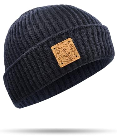 HANSE - TROYER · HAMBURG · Merino Beanie mit Rippstruktur Strickmütze aus 100% Merinowolle | Warm & atmungsaktiv | Unisex Wintermütze im nordischen Stil