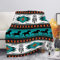 Wanyint Weiche Decke, Südwest-Indianer, Flanell, Mikrofaser, Überwurfdecke, indisch, Azteken-Geometrie, rotes Muster, Reise-Couch, Bett, Plüschdecke