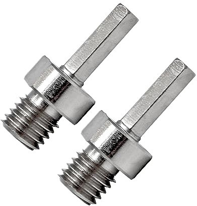 Foret Diamant Adaptateur 2pièces M14 Filetage pour 10mm Tige Hexagonale Scie Cloche Diamant Adaptateur pour Perceuse Main SANLEETEK