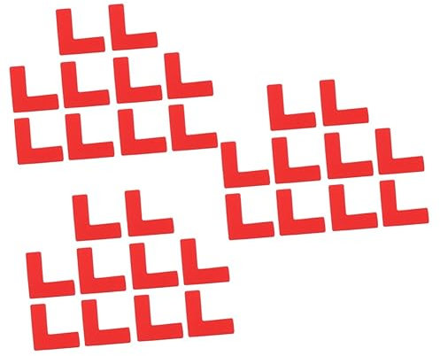 SOLUSTRE 3 Sets Selbstklebende Warnschild-aufkleber Aufkleber-set Positionierungsaufkleber Für Die Küche Abnehmbare Sicherheitsschilder 100 Stück * 3