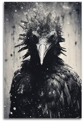 VZRSQZK Plague Doctor Portrait-Poster, dekoratives Gemälde, Leinwand-Wandposter und Kunstdruck, modernes Familienschlafzimmer-Dekor-Poster, 30 x 45 cm