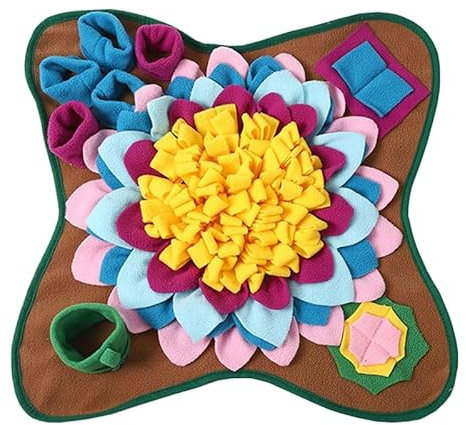 Tapis de Fouille Chien, Tapis de Chien Snuffle Mat, Renifler Le Tapis pour Chiens,Lavable (Color : I1)