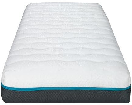 MATTREX | Colchón Cuna Viscoelástico Premium con Doble Funda 115x55x12 – Colchón Cuna Reversible Verano/Invierno – Colchónes Cunas Certificado Oeko-Tex con Tejido Aloe Vera