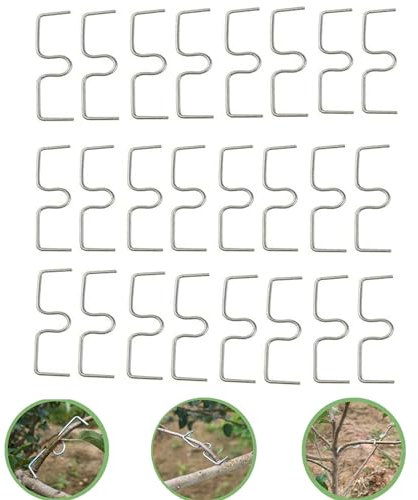 alblinsy 24 estrattori per rami di alberi da frutto, strumenti agricoli, per albero di prugno, ad angolo aperto, strumento stereotipato per piegare i rami, utilizzato per sostenere la crescita e la
