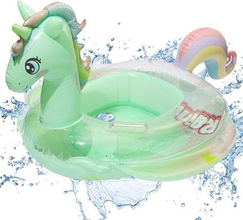 KIKVTER Baby Schwimmring, Schwimmring Baby mit Schwimmsitz, Schwimmring Kinder, Niedlicher Cartoon Float Kinder Schwimmring, Kinder Schwimmreifen Spielzeug für Kinder 1-6 Jahr