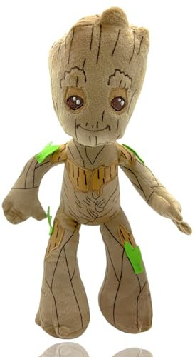 BJPERFMS Groot Kuscheltier, Groot Plush, 30CM Groot Plüsch, Kawaii Cute Plüschtier, Groot Plushie Merch, Plüschfigur Spielzeug, Plüschpuppen Geschenke für Kinder Fans
