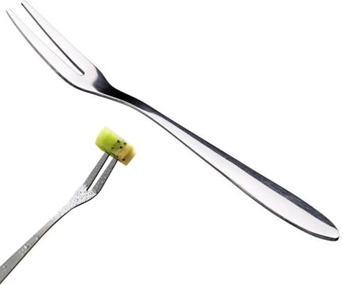 Dessertgabeln Für Partys – -Gabeln Aus Edelstahl, Dessertgabel Aus Edelstahl, Cocktail-Partygabeln, Obstgabel-Set, 2-zinkige Gabel Aus Edelstahl, Kleine Partygabeln, Gabeln Aus Edelstahl