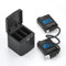 NATNO Batteria per Hero 13, 2 Batterie Ricaricabile da 2100mAh e Batteria Caricabatterie Accessorio per Hero 13 Black Fotocamera