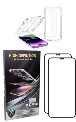 X-ARMOR SHIELD Pack of 2 Screen Protector for iPhone 11 Pro Max 6.5 with Auto Dust-Elimination Installation Tool