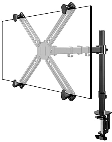 Supporto da scrivania per monitor singolo, Supporto per monitor singolo di adattatore non VESA, Braccio singolo monitor, Supporto per braccio per monitor, Supporto da scrivania per monitor, Supporto