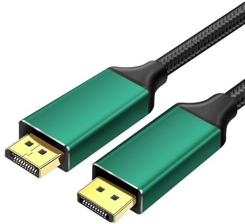 Daoistek Kvm Switch displayport 1 Monitors 2 Computers 240hz 2 Port kvm Switches displayport 165hz PC Switch 1 Monitor 2 Computers dp 1440p 120hz 144hz 165hz 240hz (DP KVM 2 * 1)