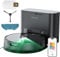 Redkey R10 Aspirateur Robot avec Station de Vidange,Fonction Lavage Auto-nettoyant 90 Jours,Réservoir d'eau 350 ML,Navigation LDS,Super puissance d'aspiration,Controllo APP,Poils d’Animaux et SolsDurs