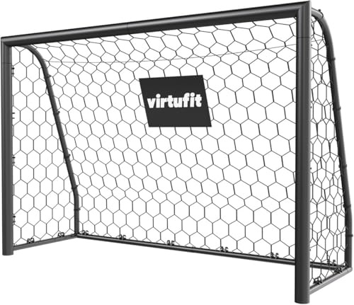 VirtuFit Fußballtor – Für Kinder & Erwachsene – Stabil & Wetterfest – Perfekt für Garten & Training