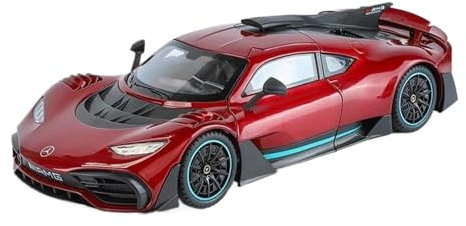 EMRGAZQD Motorfahrzeuge Replika Auto 1:18 for Mercedes Benz AMG ONE Sport Fahrzeug Legierung Dieacst Modell Auto Klassische Hobby Sammlerstücke Geburtstag Originalgetreue Nachbildung(Red)