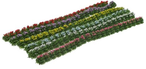 WOONEKY 6 Piezas Adornos de Arbustos Miniatura para de Arena Decoración de Micro y Maquetas Plantas de Realistas para Manualidades y Proyectos DIY