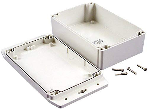 HAMMOND ELECTRONICS Universalgehäuse 1555H2F42GY Polycarbonat, Hellgrau, 180 x 120,79 x 62, 1 Stück