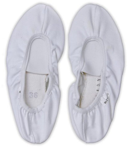 Bleyer Gymnastikschuhe Turnschläppchen Training weiss (42)