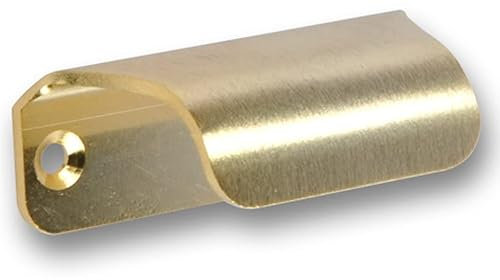 SIRO Möbelgriff Friedberg, Schlicht, Aluminium gold matt, 60 mm x 27 mm x 20 mm, LA 50 mm, 1139-60AL26