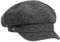 Mayser Damen Ballonmütze Schirmmütze Wide Fit Visor Made in EU Herbst Winter anthrazit M (57-58 cm)