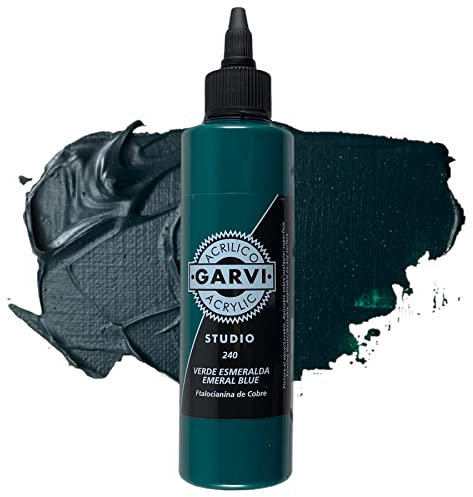 ACRÍLICO GARVI STUDIO 200ML 240 VERDE ESMERALDA