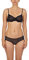 DKNY Damen Moderner, Ungefütterter Halbschalen Spitze Demi BH, schwarz, 75D