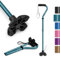 KINGGEAR Kinggear Verstellbarer Gehstock - Leichter & stabiler versetzter Gehstock - Mobilitätshilfe für ältere Menschen, Senioren & Behinderte, Blau