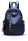 Nicole & Doris Rucksack Frauen Modern Rucksack Casual Damen Leichte Rucksacktasche Daypack College Rucksack Mädchen Schultasche Cityrucksack mit Bär-Anhänger Blau L