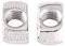 50pcs T-Nut Hammer Kopf Mutter M6 Verzinkt Silber Kohlenstoff Stahl Fastener Aluminiumprofil Extrusionsschlitz Europäische Norm(EU40-M6*19.5 * 8)