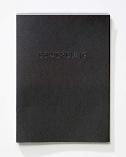 walther design Bewerbungsmappen schwarz 25 x 34 cm mit Prägung BW100B