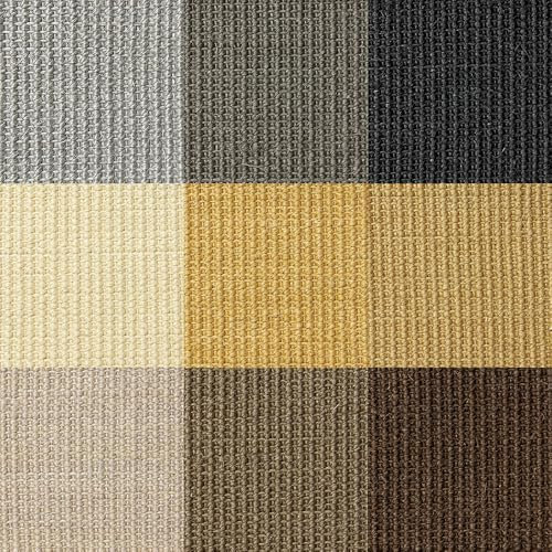 Kratzbaumland Premium-Sisalteppiche für Kratzmöbel/Kratzbretter/Kratzbäume: 1,0x1,0 Meter (1,0 m²), Farbe: Braun