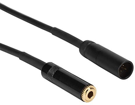 VBESTLIFE Adaptateur de câble Audio pour Appareil Photo 3,5 mm, câble d'extension Femelle vers Mini XLR Adaptateur de câble Audio stéréo bidirectionnel mâle pour Appareil