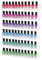 Umirokin 6 Packs Acrylic Nail Polish Rack Wall Mounted Shelf, Clear Nail Polish Wall Holder Display for Paint Perfume Essential Oils Organizer Holds up 54 to 96 Bottles, 15Inch