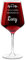 Maverton Calice da vino Rubino XL - incisione personalizzata - 530 ml - in vetro - ideale per il vino rosso e bianco - regalo di compleanno per la donna regalo san valentino per lei - battito cardiaco