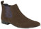 Stivali Chelsea alla moda da uomo, formali e casual, in pelle, taglie 37-44, Carnaby Pelle Scamosciata Marrone, 46 EU