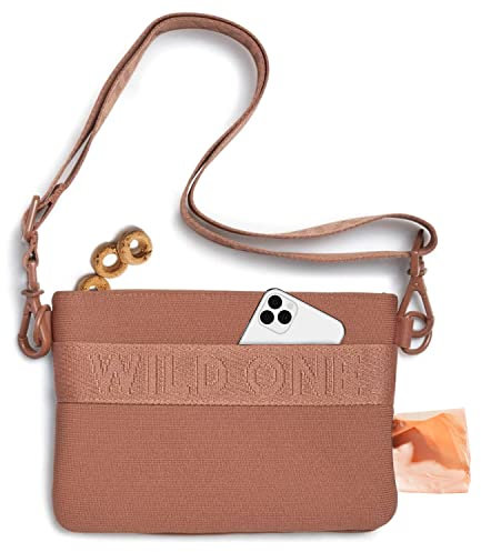 Wild One Leckerlibeutel – Recycelter Strick – Kakao, Braun, 19,1 cm (Breite) x 15,2 cm (Höhe) x 0,6 cm (Tiefe)