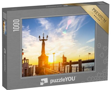 puzzleYOU: Puzzle 1000 Teile „Imperia-Statue in Konstanz, Bodensee, Deutschland“ – aus der Puzzle-Kollektion Bodensee, Konstanz