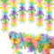 CCINEE Oster-Lametta-Girlande, buntes Lametta-Twist mit Konfetti, Frühlings-Lametta-Ornament, Dekoration für Urlaub, Tür, Baum, Kaminsims, Fenster, Outdoor-Partyzubehör