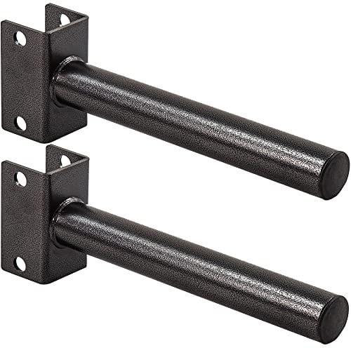 GYM MASTER Pair of GM3 2 Olympic Weight Plate Holder Storage Pole Power Rack Attachments